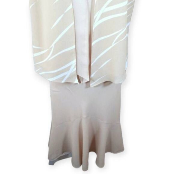 DESIGN 26 CREAM & BEIGE SKIRT SET SZ.M EUC. - Picture 3 of 7